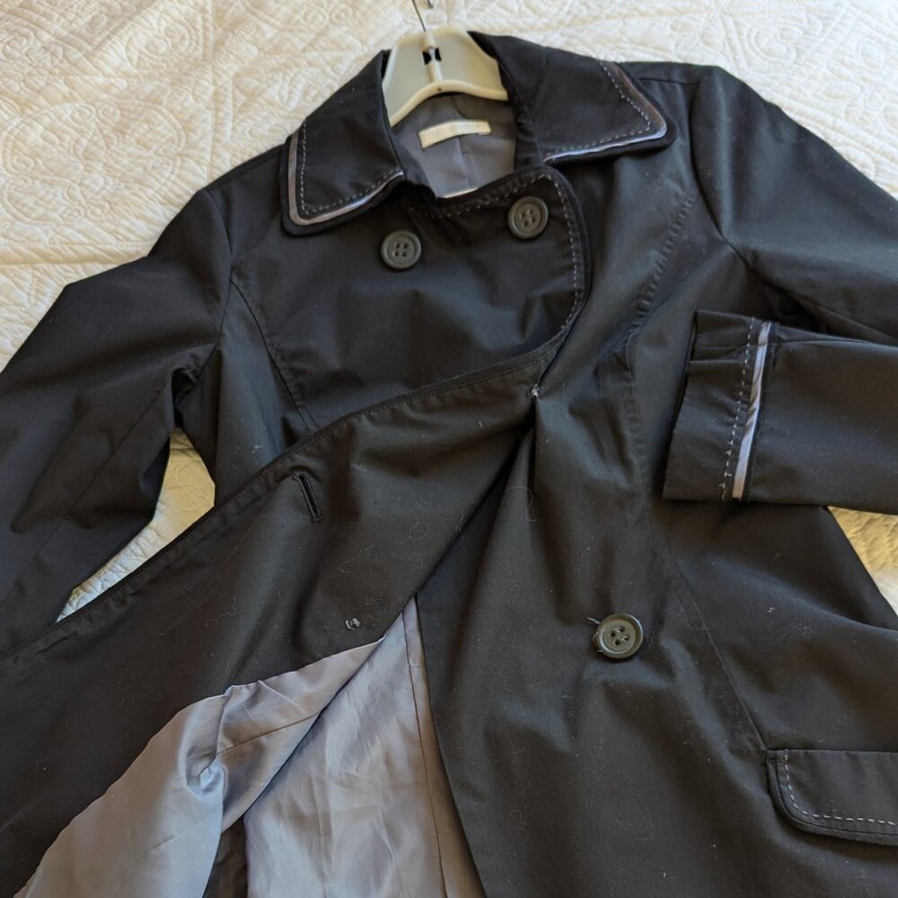 PROMOD Short black Trench Coat